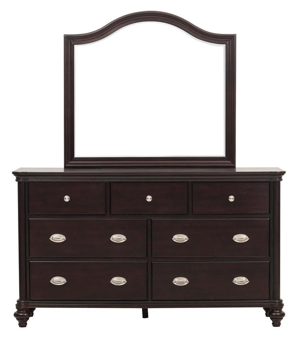 Marston 7 Drawer Dresser in Dark Cherry 2615DC-5 - Home Discount Furniture - NJ-linden