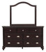 Marston 7 Drawer Dresser in Dark Cherry 2615DC-5 - Home Discount Furniture - NJ-linden