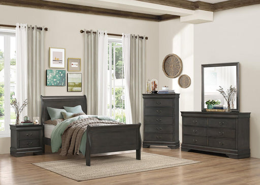 Mayville Twin Sleigh Bed in Gray 2147TSG-1 image