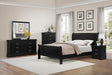 Mayville Queen Sleigh Bed in Black 2147BK-1 - Home Discount Furniture - NJ-linden