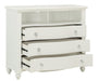 Meghan 3 Drawer Media Chest in White 2058WH-11 - Home Discount Furniture - NJ-linden
