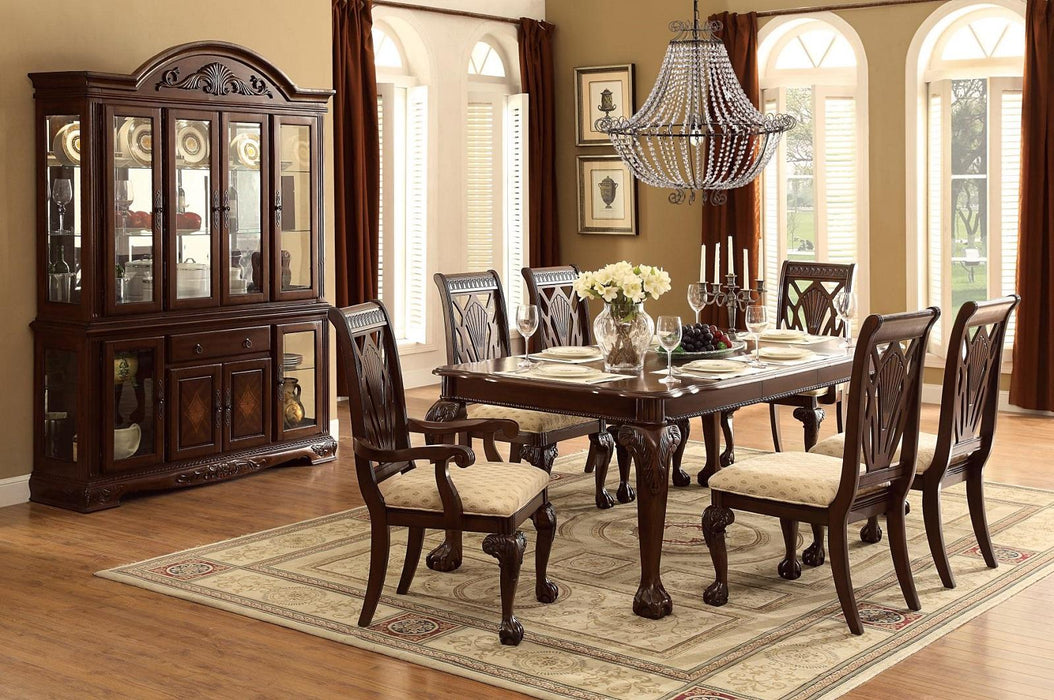 Norwich Dining Table in Dark Cherry 5055-82 - Home Discount Furniture - NJ-linden