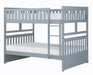 Orion Full/Full Bunk Bed in Gray B2063FF-1* - Home Discount Furniture - NJ-linden