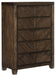 Parnell Chest in Rustic Cherry 1648-9 - Home Discount Furniture - NJ-linden