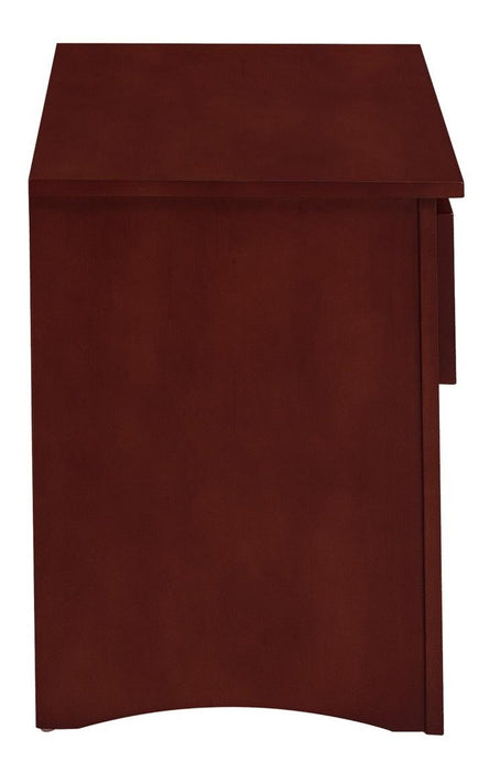 Rowe 1 Drawer Night Stand in Dark Cherry B2013DC-4 - Home Discount Furniture - NJ-linden
