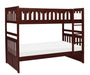 Rowe Twin/Twin Bunk Bed in Dark Cherry B2013DC-1* - Home Discount Furniture - NJ-linden