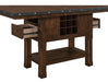 Schleiger Counter Height Dining Table in Dark Brown 5400-36XL* - Home Discount Furniture - NJ-linden