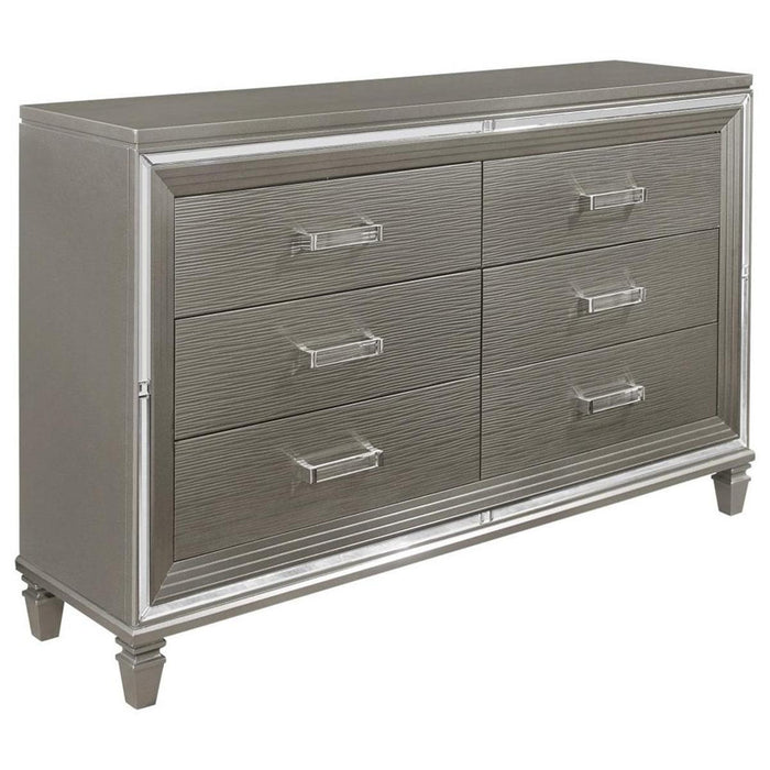 Tamsin Dresser in Silver Grey Metallic 1616-5 - Home Discount Furniture - NJ-linden