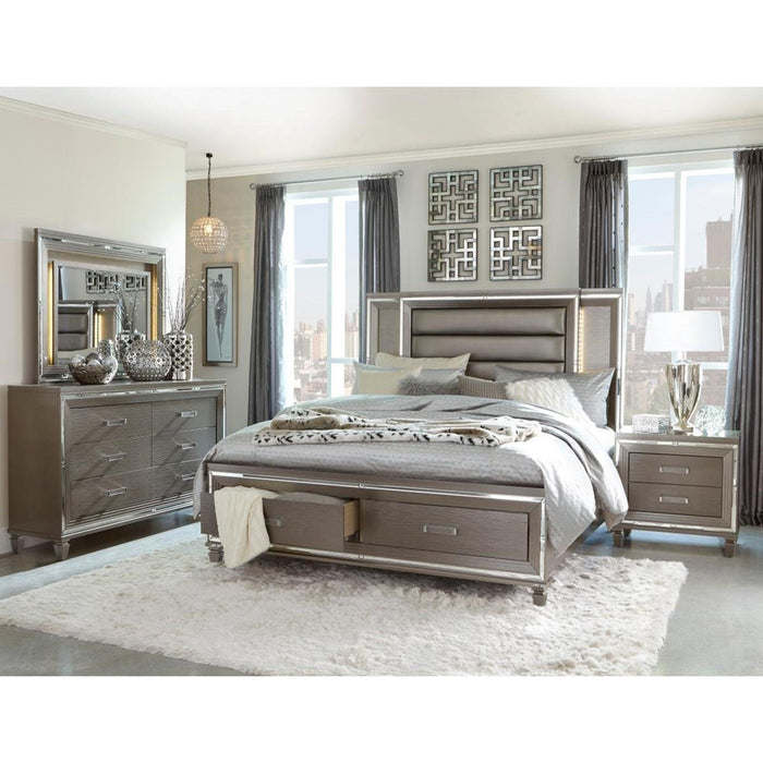 Tamsin Dresser in Silver Grey Metallic 1616-5 - Home Discount Furniture - NJ-linden