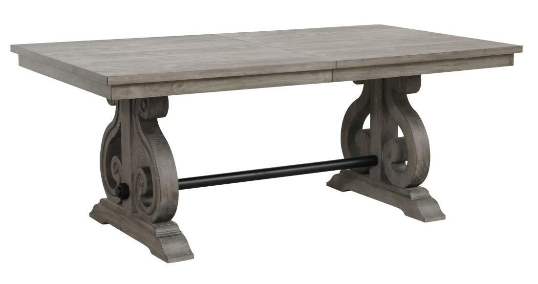 Toulon Dining Table in Dark Pewter 5438-96* - Home Discount Furniture - NJ-linden