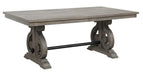 Toulon Dining Table in Dark Pewter 5438-96* - Home Discount Furniture - NJ-linden