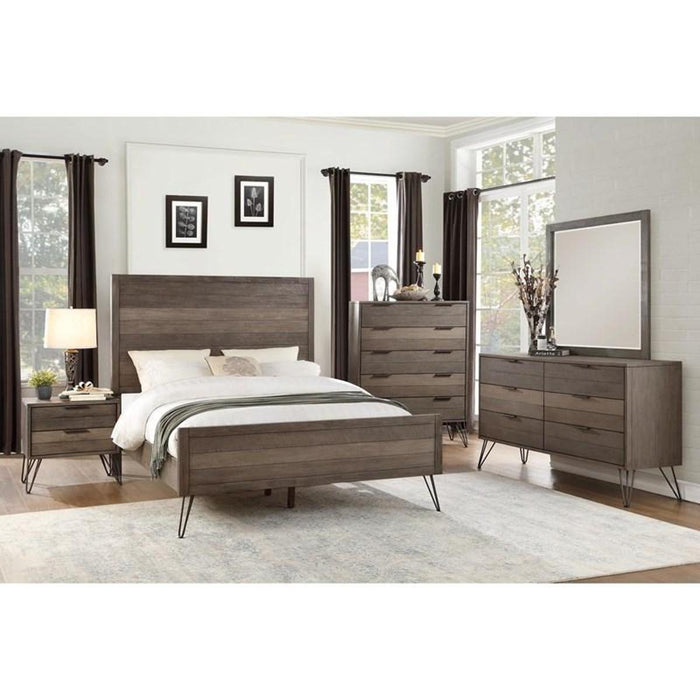 Urbanite Nightstand in Tri-tone Gray 1604-4 - Home Discount Furniture - NJ-linden