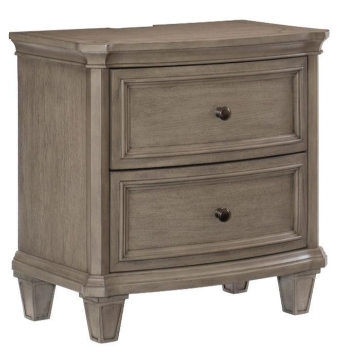 Vermillion Nightstand in Gray 5442-4 - Home Discount Furniture - NJ-linden