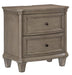 Vermillion Nightstand in Gray 5442-4 - Home Discount Furniture - NJ-linden