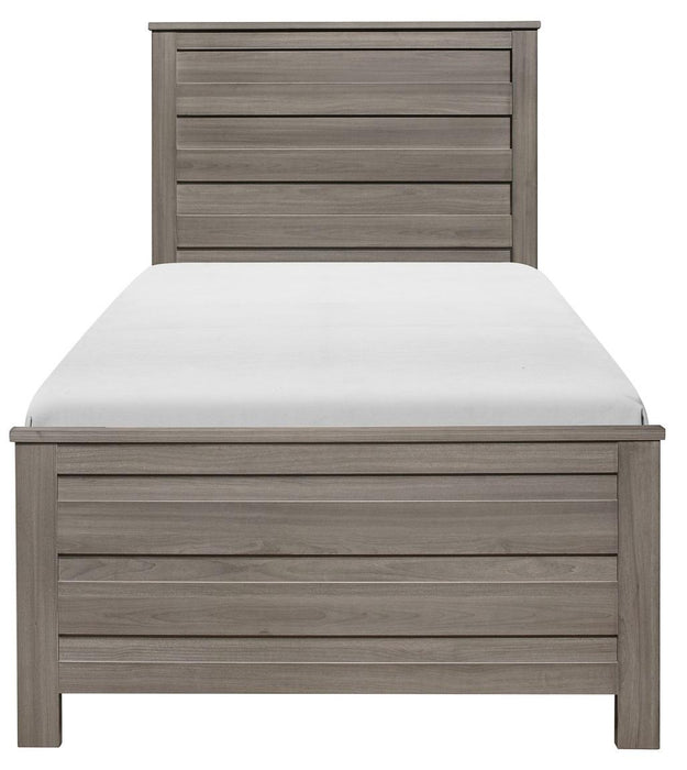 Waldorf Twin Panel Bed in Dark Gray 1902T-1* - Home Discount Furniture - NJ-linden