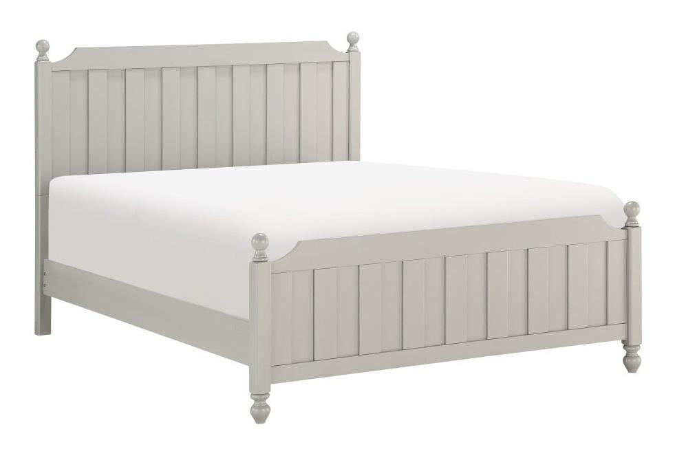 Wellsummer Full Panel Bed in Gray 1803GYF-1* - Home Discount Furniture - NJ-linden