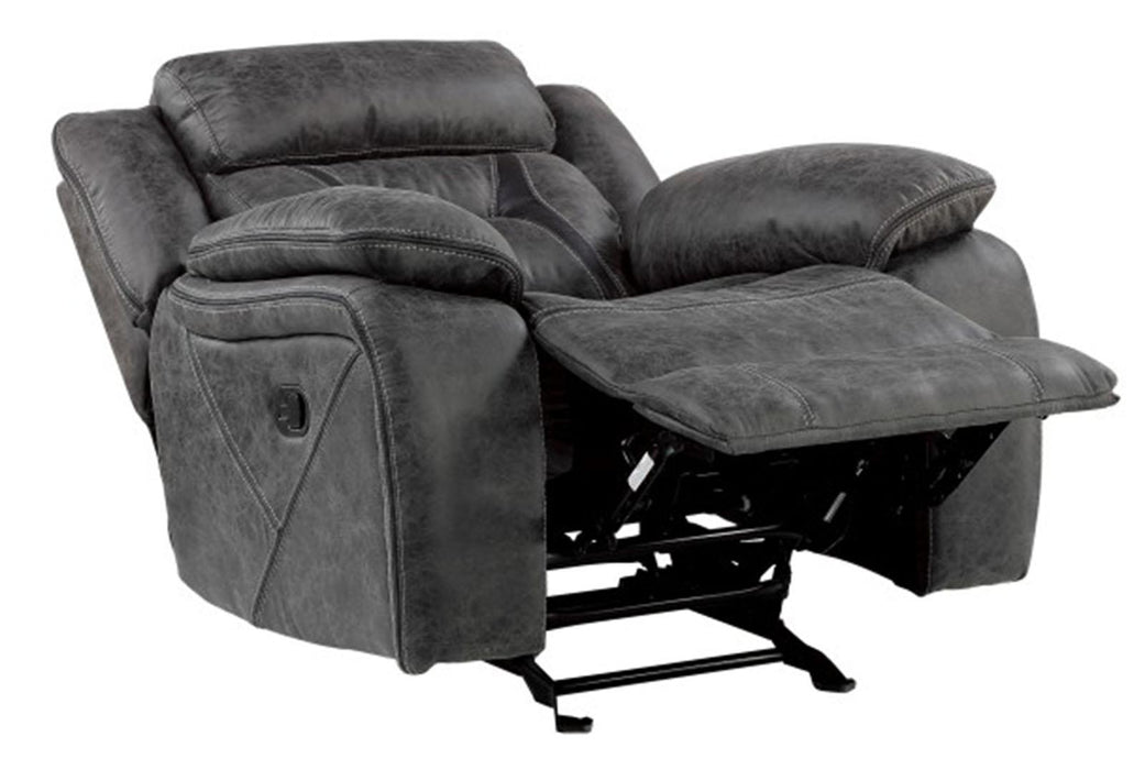 Madrona Hill Glider Reclining Chair in Gray 9989GY-1 - Home Discount Furniture - NJ-linden