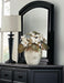Laurelin Mirror in Black 1714BK-6 image
