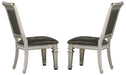 Bevelle Side Chair in Silver (Set of 2) 1958S image