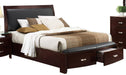 Lyric Queen Sleigh Storage Bed in Dark Espresso 1737NC-1 image