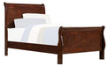 Mayville Full Sleigh Bed in Brown Cherry 2147F-1 image
