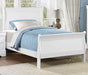 Mayville Full Sleigh Bed in White 2147FW-1 image