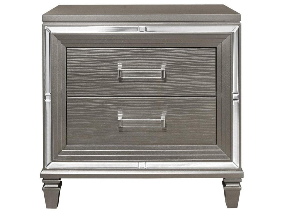 Tamsin Nightstand in Silver Grey Metallic 1616-4 image