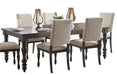 Begonia Dining Table in Gray 1718GY-90 image