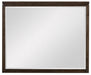 Griggs Mirror in Dark Brown 1669-6 image