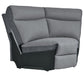 Maroni Corner Seat in Dark Gray/Light Gray 8259-CR image
