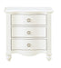 Meghan 3 Drawer Nightstand in White 2058WH-4 image