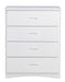 Galen 4 Drawer Chest in White B2053W-9 image