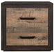 Miter Nightstand in Rustin Mahogany & Dark Ebony 1762-4 image