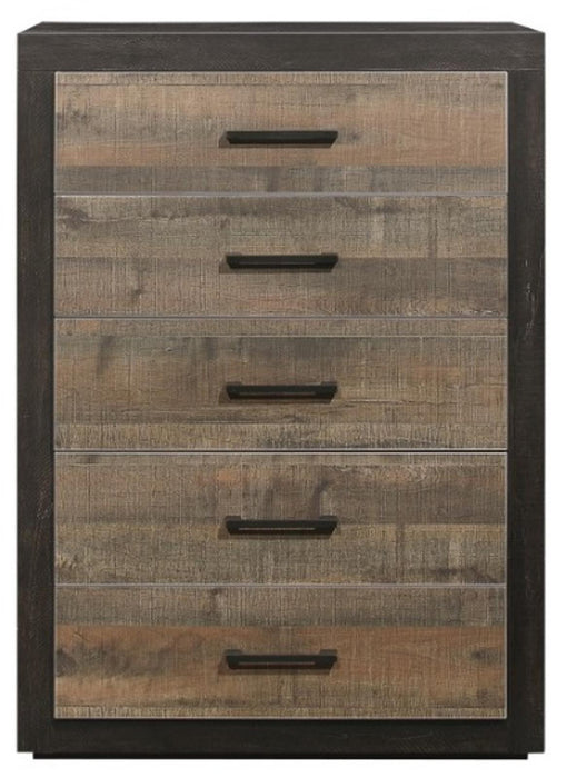 Miter Chest in Rustin Mahogany & Dark Ebony 1762-9 image