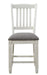 Granby Counter Height Chair in White & Brown (Set of 2) image
