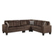 Lantana 2-Piece Reversible Sectional in Chocolate 9957CH*SC image