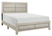 Quinby King Panel Bed in Light Brown 1525K-1EK image