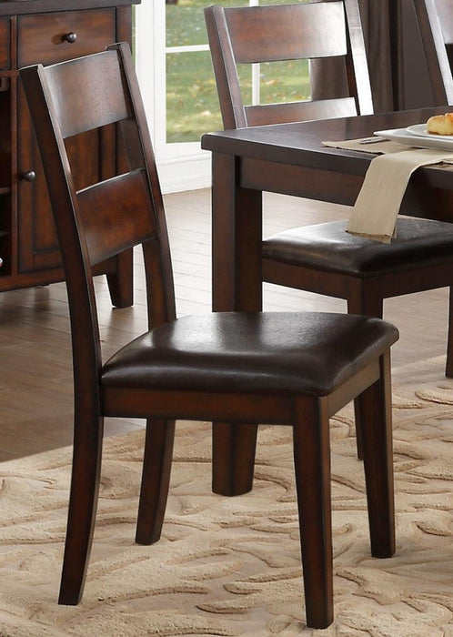 Mantello Side Chair in Cherry (Set of 2) - Home Discount Furniture - NJ-linden