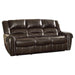 Center Hill Double Reclining Sofa in Dark Brown 9668BRW-3 - Home Discount Furniture - NJ-linden