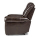 Center Hill Glider Reclining Chair in Dark Brown 9668BRW-1 - Home Discount Furniture - NJ-linden